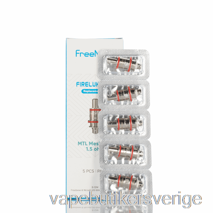 Vape Sverige Freemax Fireluke 22 Mesh Coils 1,5ohm Coils